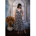 Contrast collar dress