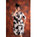 Mela Black Print Dress