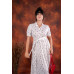 Frill Gathered Printed Maxi Dress Frill Gathered Printed Maxi Dress